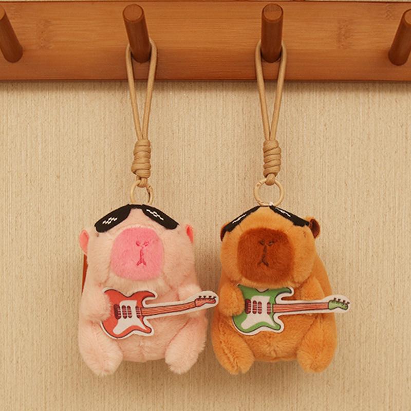 4-inch Creative Cartoon Plush Doll Keychain - Cute Claw Machine Toy & Gift for Girls