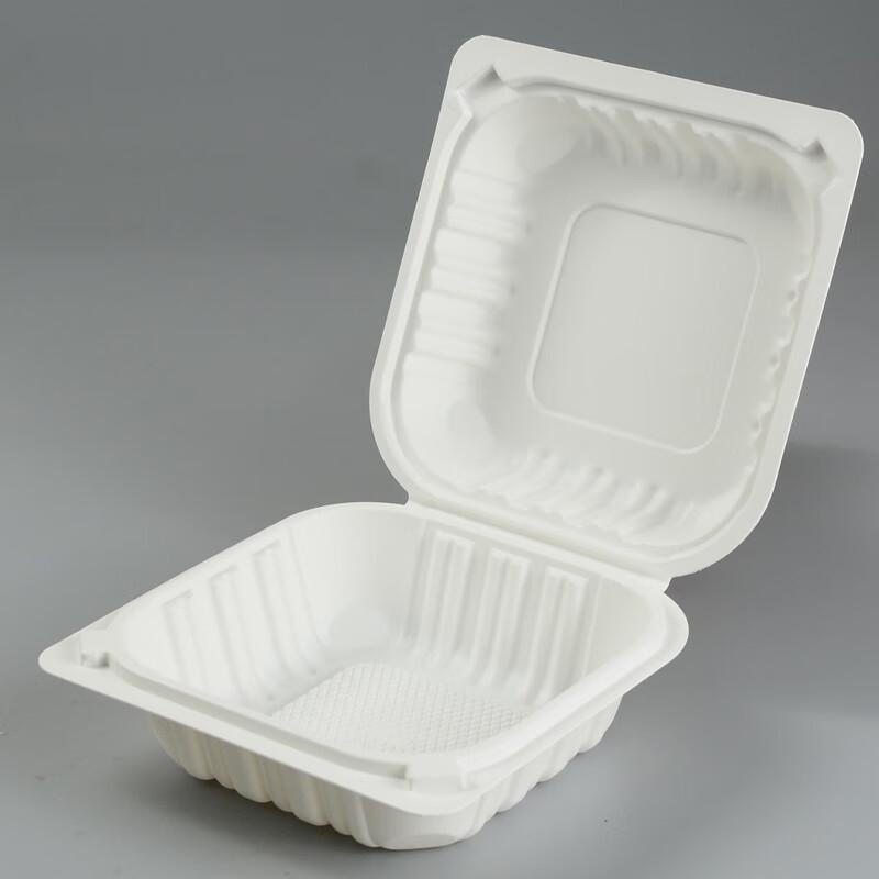 Disposable Microwaveable Bento Lunch Box 6x6x3 inch