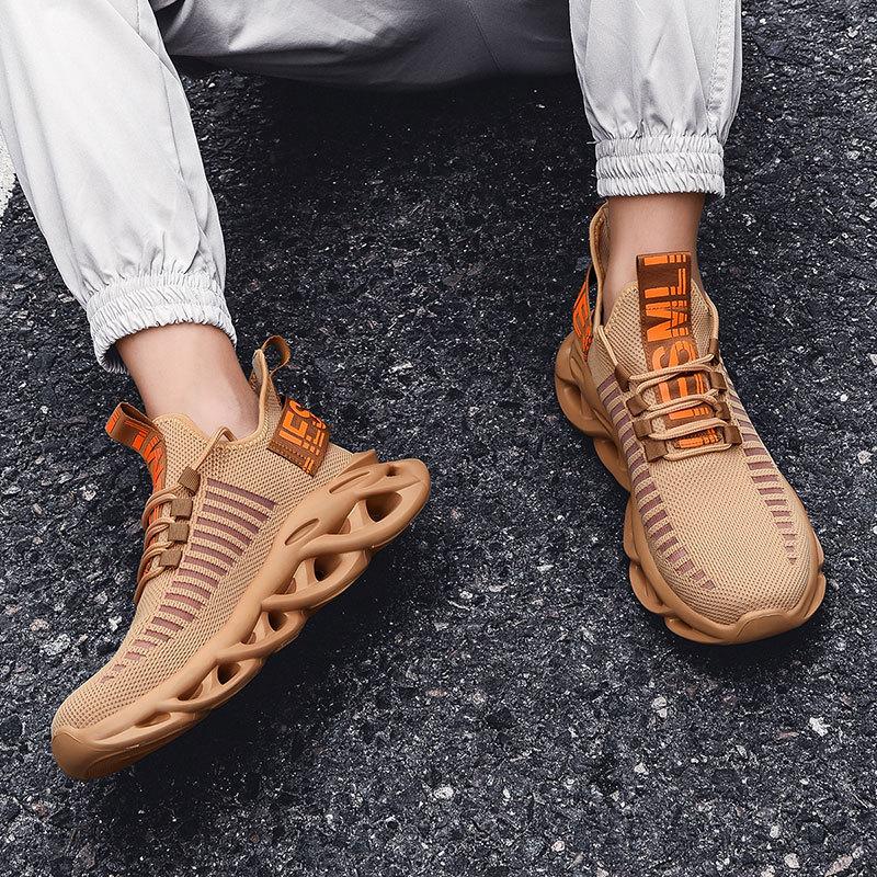 46 große Größe neue Low-Top Fly-Woven Herrenschuhe Mode Herren Sportschuhe Trend Freizeitschuhe Jugend Herrenschuhe