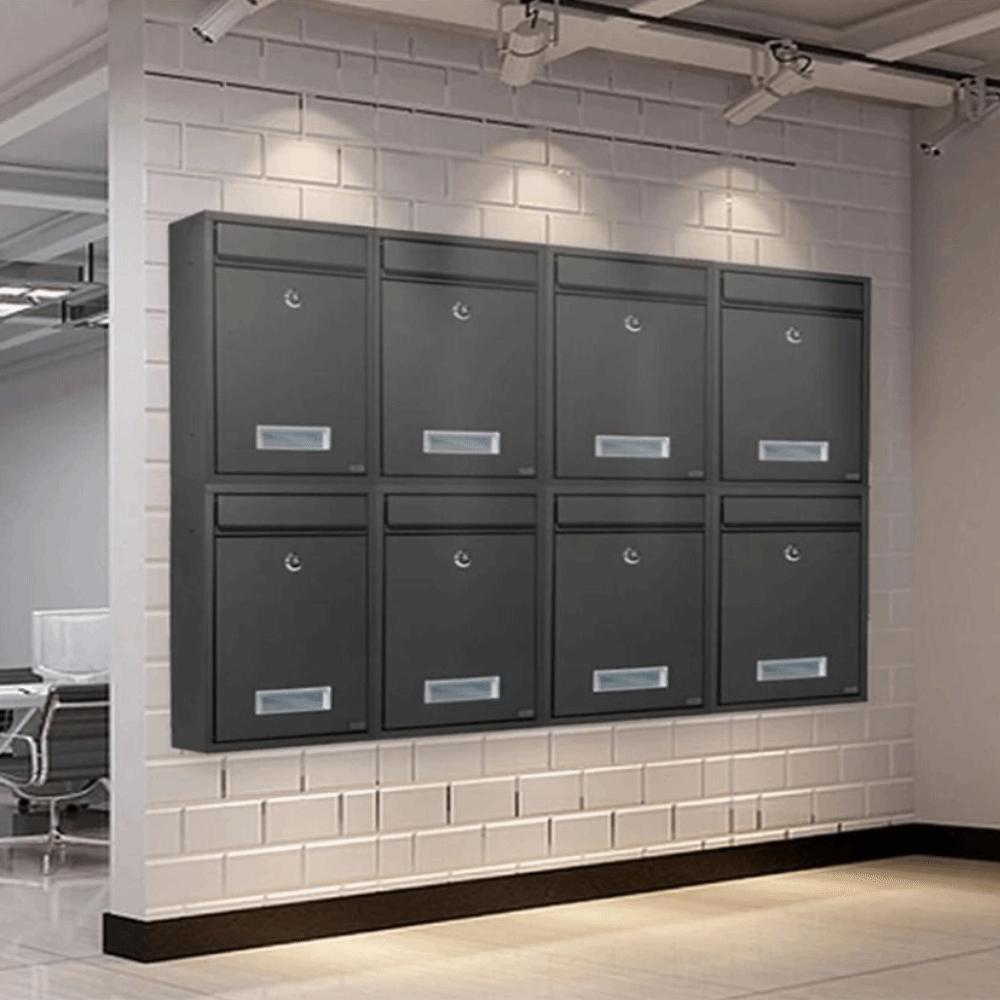 Rainproof Wall Mounted Mailbox Iron Metal Email Suggestion Box Hanging Postbox  Front Door