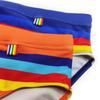 Men's Fashion Pride Day Swimming Briefs Low Waist Plus Size Summer Beach Wear