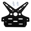Plaque dimmatriculation arrière de moto en alliage d'aluminium électroplaqué Support de moto Porte-plaque d'immatriculation ajusté pour scooter