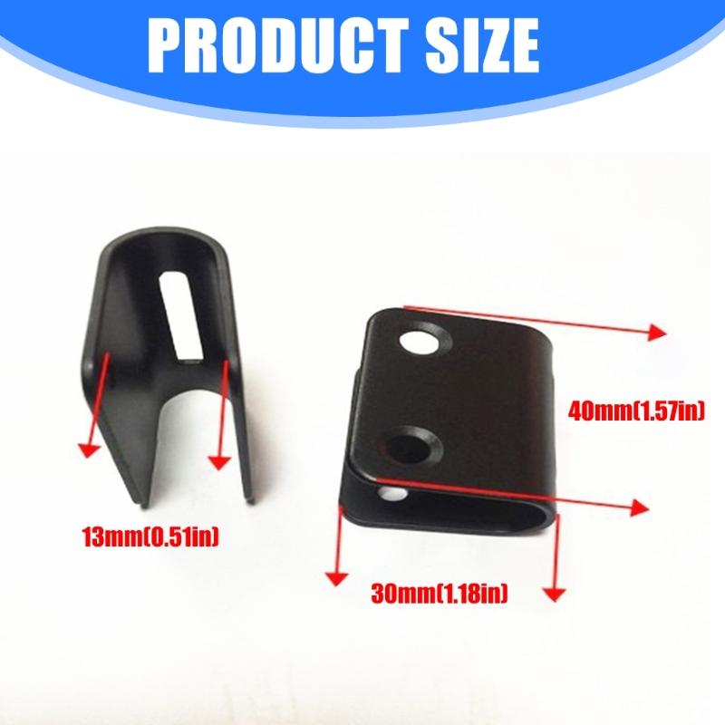 Quick Release U Shaped Audios Clip Wall Mount Iron Hook for Fast Speaker Attachment in Professional Sound Systems 2pcs