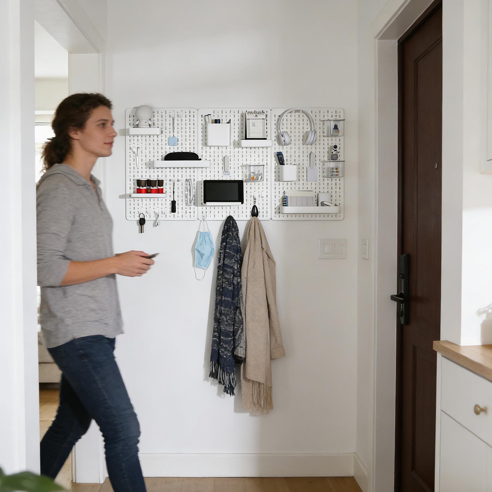 Pegboard Hooks 20 Piece Shelving Hangers J Shape Peg Hooks For Pegboard For Home Craft Room Workshop Kitchen Store Shed Wall China Mainland