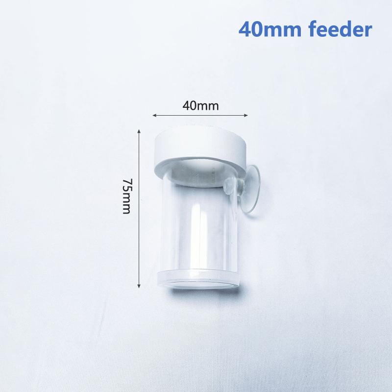 Durable Fish Tank Feeder Aquarium Fish Feeding Ring Transparent Floating Fixed Fish Feeder Feeding Ring Feeding Esophagus
