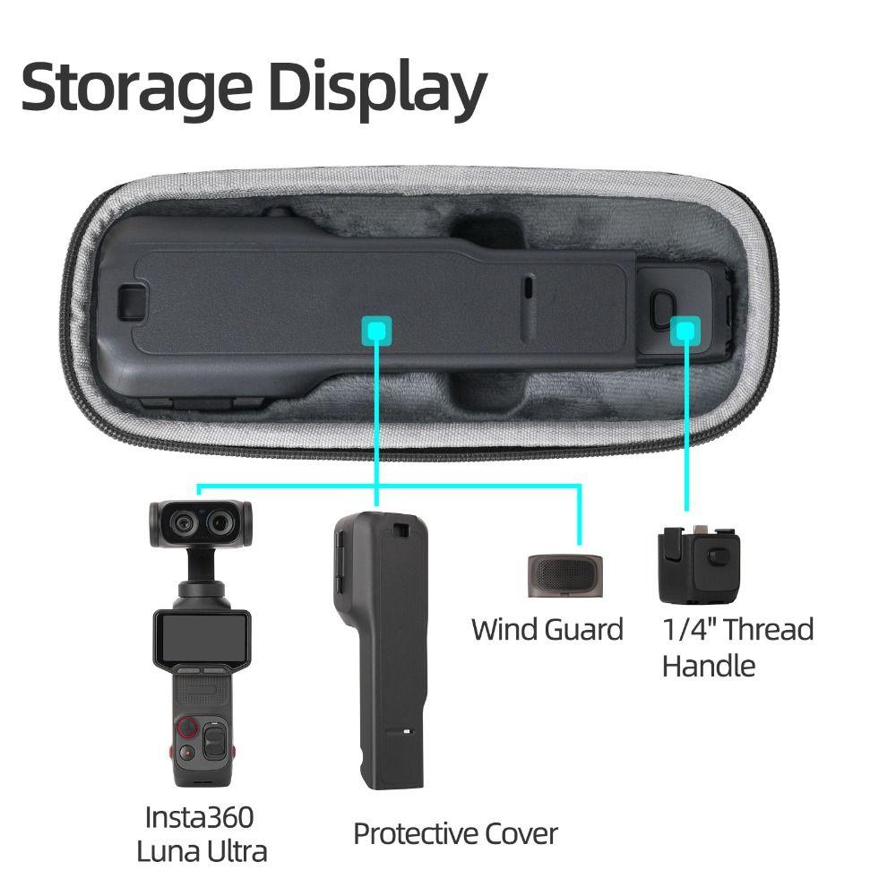 Portable Storage Bag Gimbal Camera Handbag for Insta360 Luna Ultra Gimbal Camera Accessories