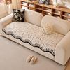 1pc Modern Minimalist Plush Sofa Cushion,Black and White Striped Non-Slip Soft Touch Moisture Absorbent Suitable for Living Room, Bedroom Office Decor