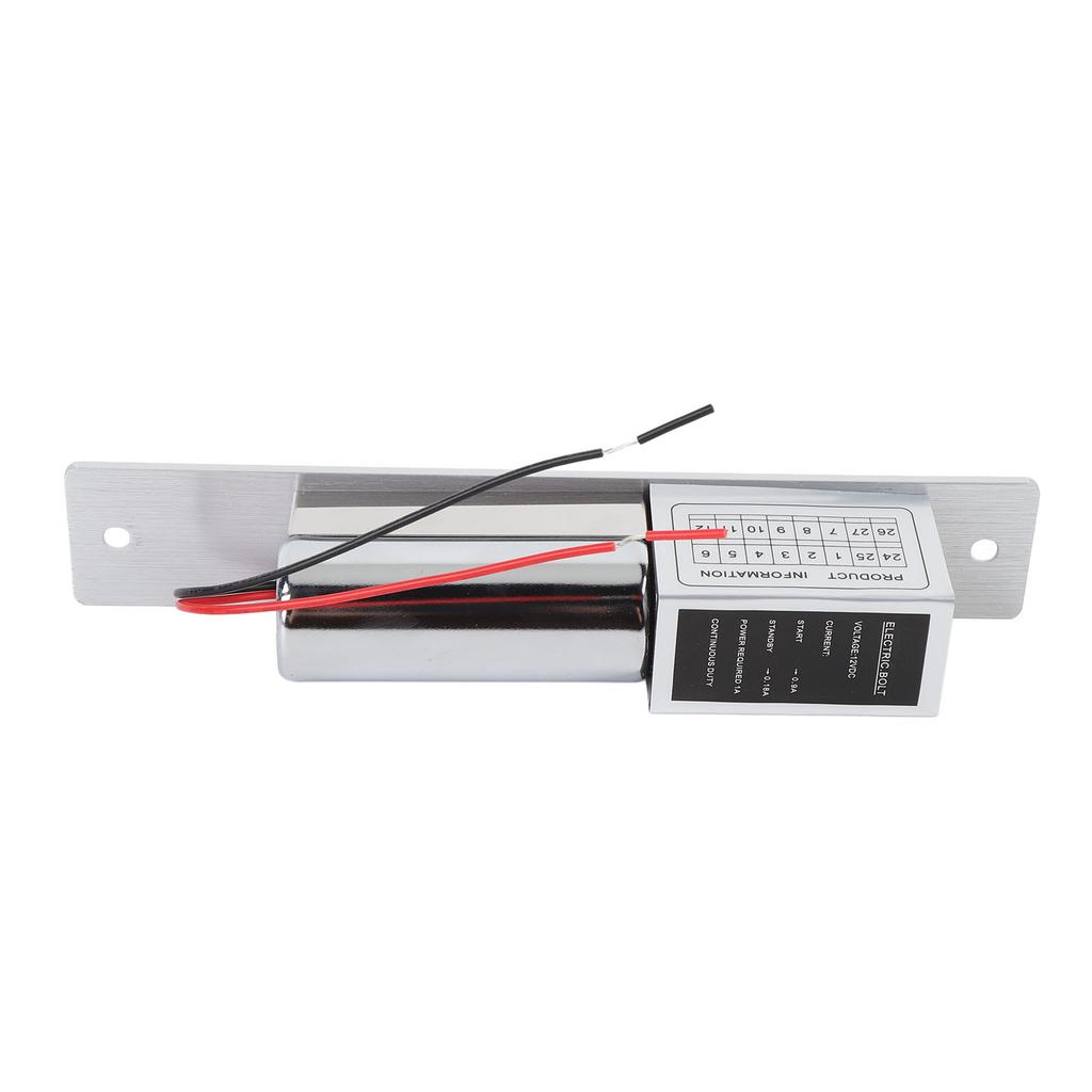 Elektrický závorový zámek 12V Nerezová ocel Hliníková slitina Magnetický Elektrický Dveřní Střelkový Zámek pro Přístup
