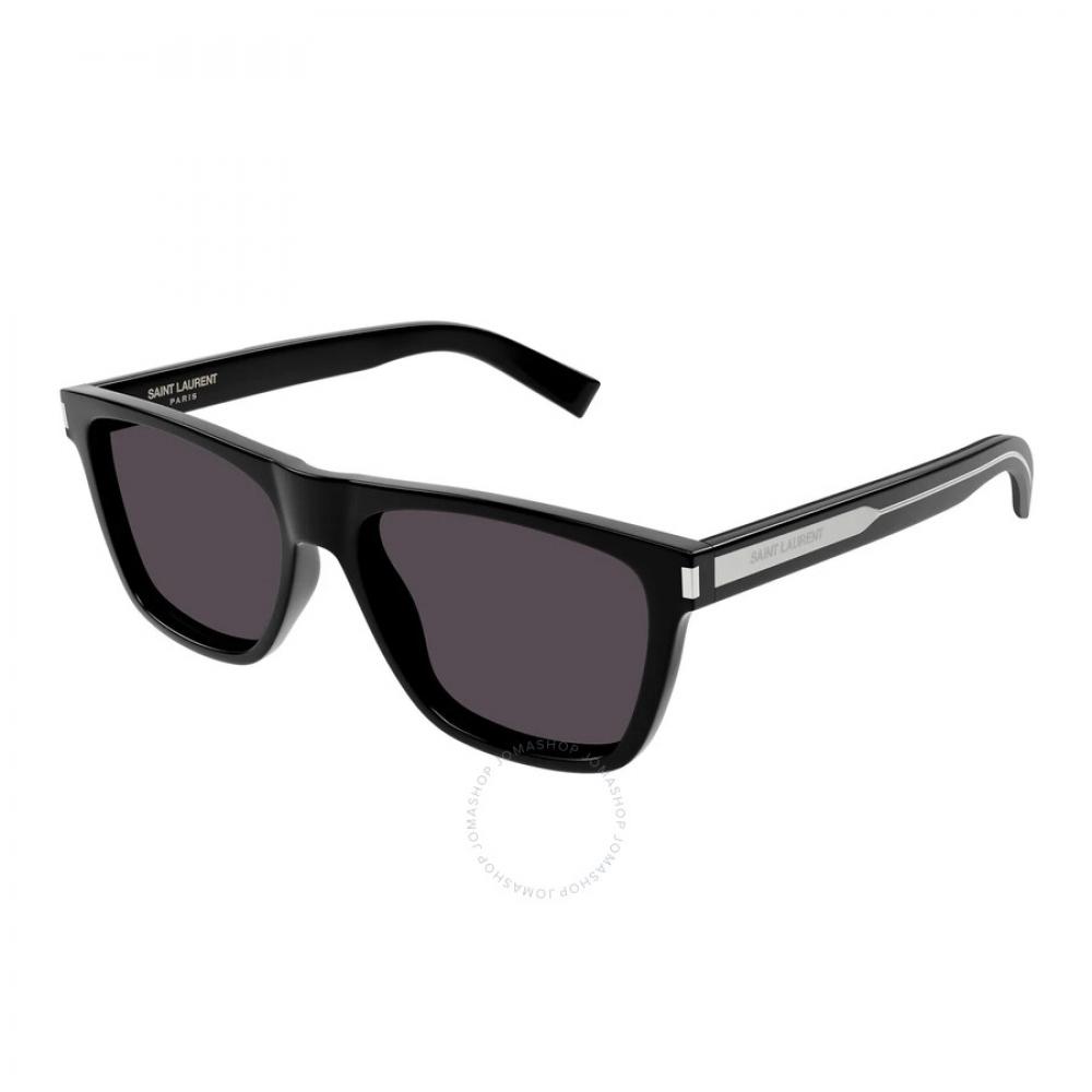 

Saint Laurent Grey Browline Men S SunglaSSeS Sl 619 001 56
