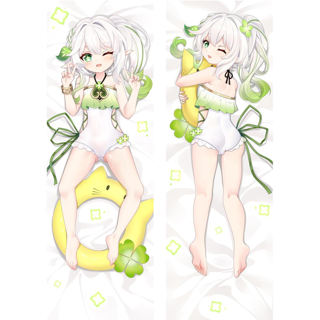 Nahida Sexy Badeanzug Bild Dakimakura Genshin Impact Lesser Lord Kusanali Cosplay Kissenbezug Hugging Body Kissenbezug