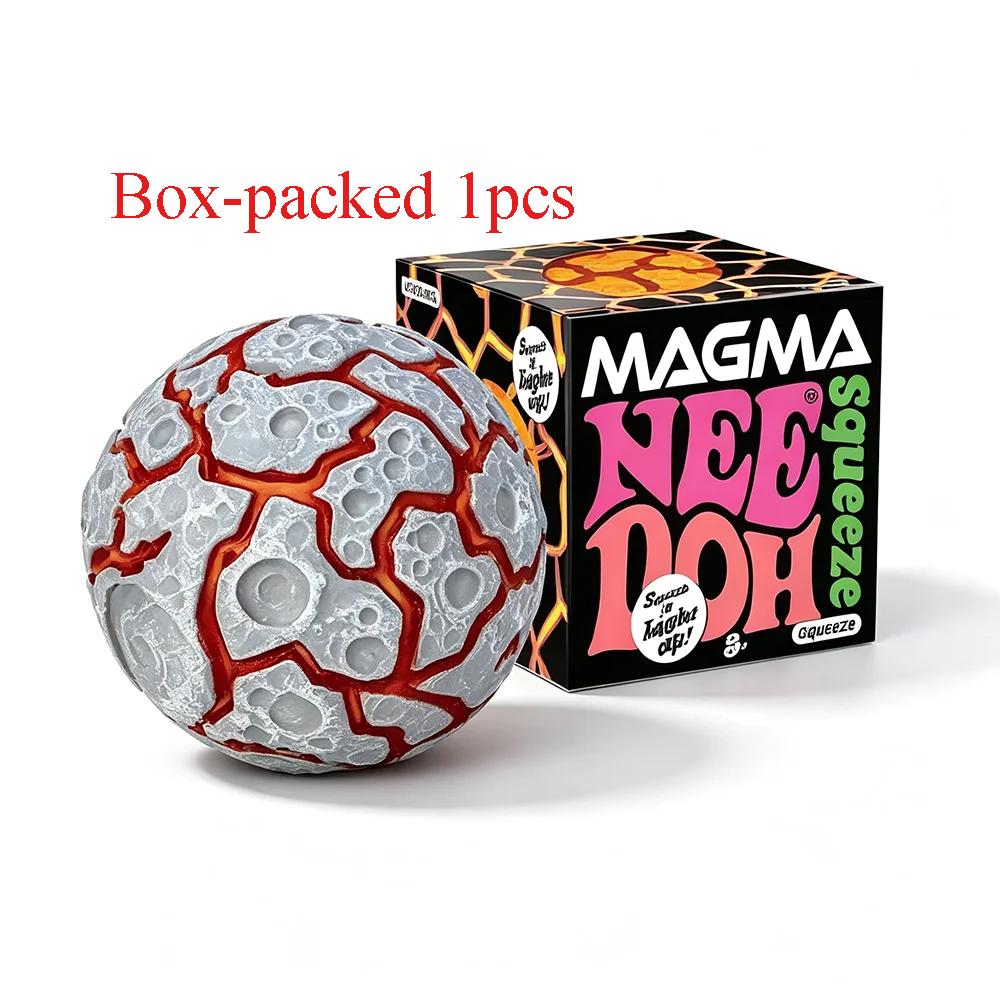 Nieuw product: NeeDoh glitter magma bal - een soort  klik klik  decompressiespeelgoed, sensorisch speelgoed, dat als cadeau gegeven kan worden.
