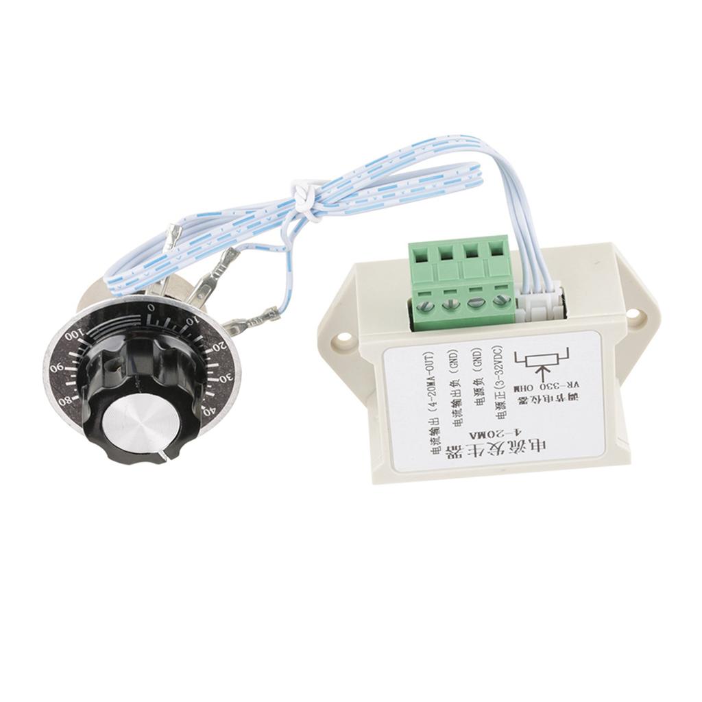 Генератор сигналу 4-20 мА   Модуль джерела живлення 3,3-30 В   Вхід для ПЛК Частотного перетворювача Сервопривід