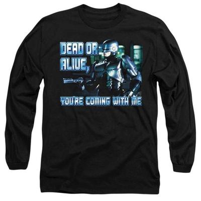 Robocop Unisex Adult Dead Or Alive Long-Sleeved T-Shirt