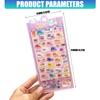 Puffier Sticker Sheets Decorative Sticker Cute Small Sticker for Kids & Adults, Reusing Tiny Sticker for Scrapbooking
