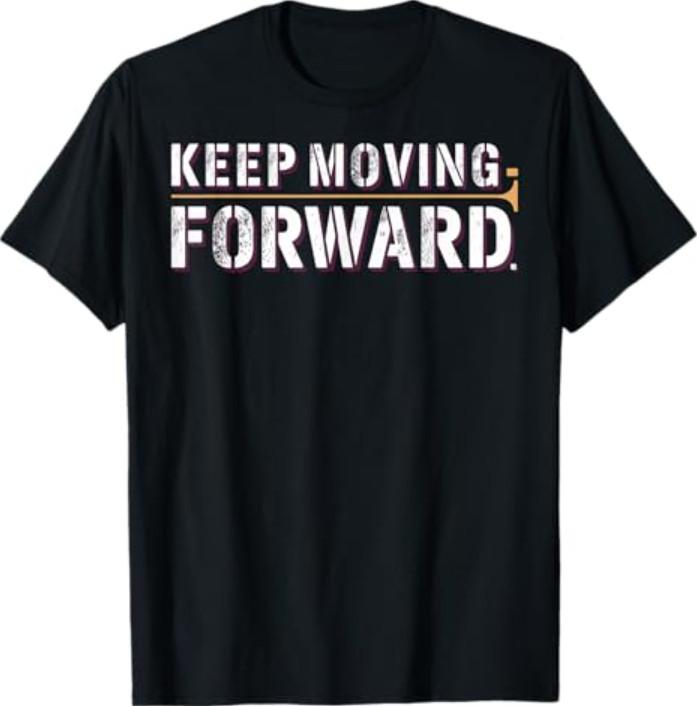 Fitness Gym Keep Moving Forward (2 sided front + back) T-Shirt M