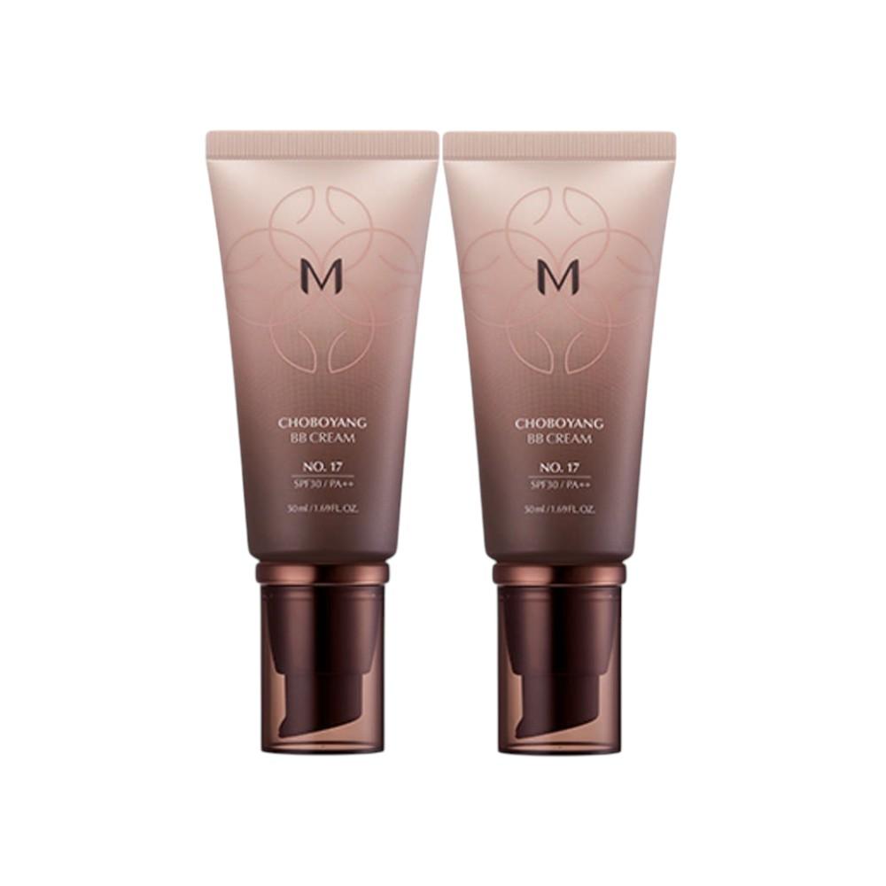 

Missha M Cho Bo Yang BB Cream (No.17 Bright Beige) SPF30 PA++ Anti-Aging Face Makeup 50ml x 2pcs