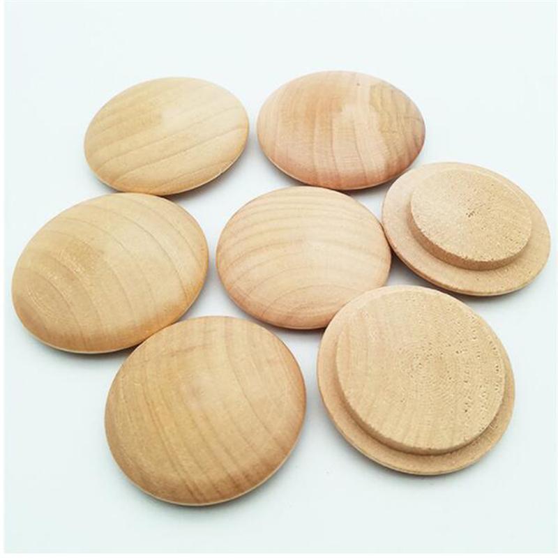 25 PIEZAS Tapones de Madera para Tornillos de Botón para Muebles Escaleras