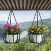 Iron Rope Hanger Flower Pot with Chain Flower Pot Holder Decoration Hanging Planter Hanger  Outdoor