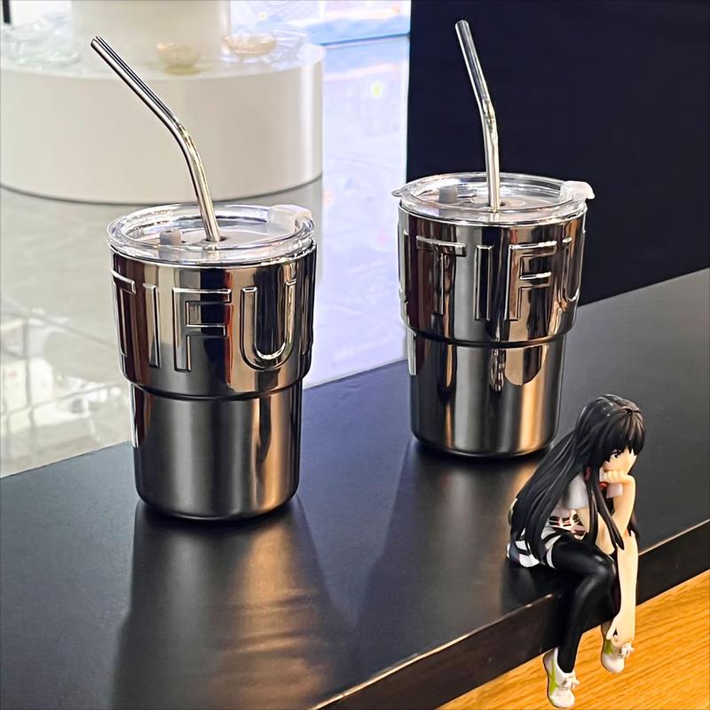 Creative Bamboo Joint Glass Straw Mug