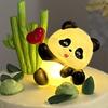 Adorable Panda Cake Decor - Cute Mori Style Bamboo Animal Birthday Ornaments for Kids
