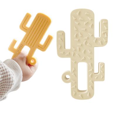 Silikon-Beißspielzeug für Babys Kaktus Gelb MinikOiOi 1 Stk.