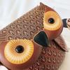 2025 European and American Retro PU Women's Shoulder Bag New Fashion Cat Bag Cartoon Owl Crossbody Bag Creative Coin Purse
