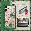 Kickstand Anti-knock Phone Case For Tecno Pova Neo3/LH6N Fashion Shockproof Lanyard Back Cover Soft case Chinese style