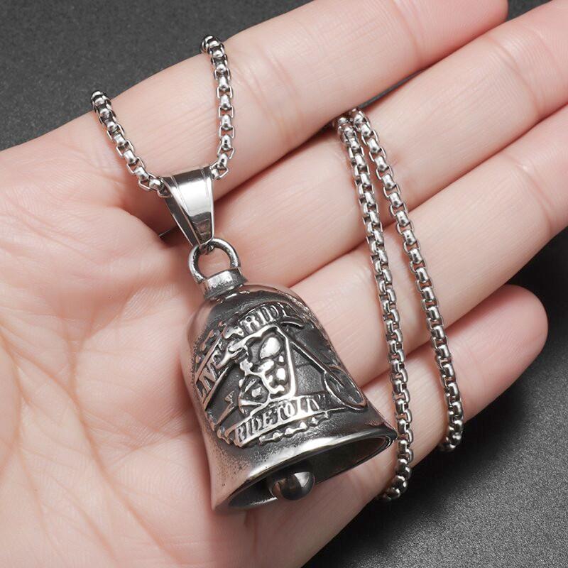 

Ретро мотоциклетный ветер властный ангельские крылья кулон колокольчик любви счастливые украшения велосипедист подарок на день рождения