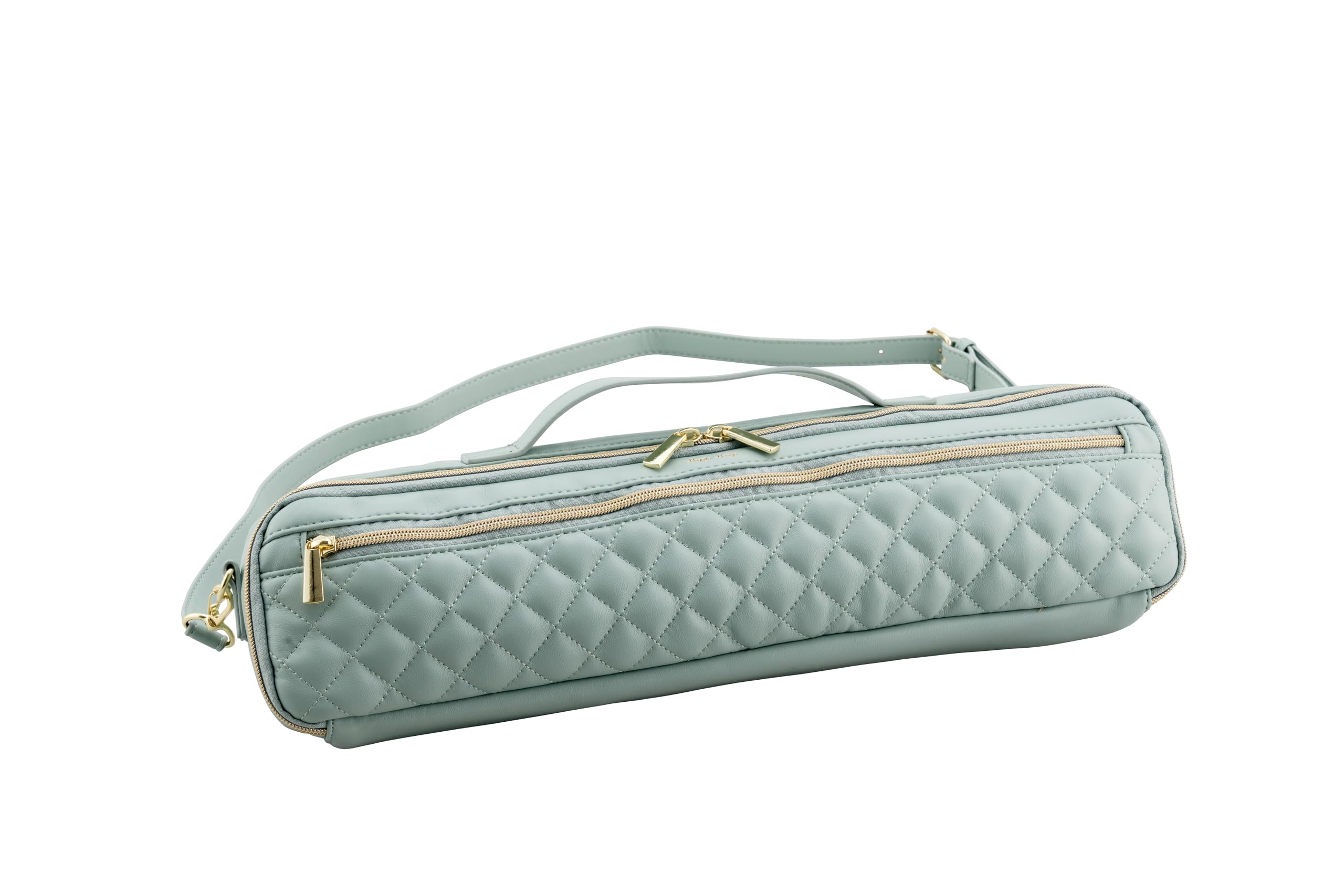 

Чехол для флейты Pearl Flute x Legato Largo, стеганый, для флейты с коленом C и флейты с коленом H, зеленый, том 3 #Мятный LL-FLCH2#MG