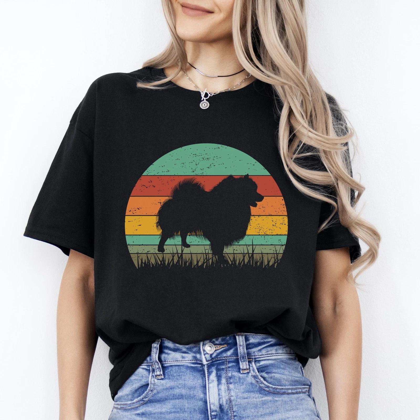 Retro Dog T-Shirt gift 90s style Dog mom Unisex tee Black Navy Dark Heather S