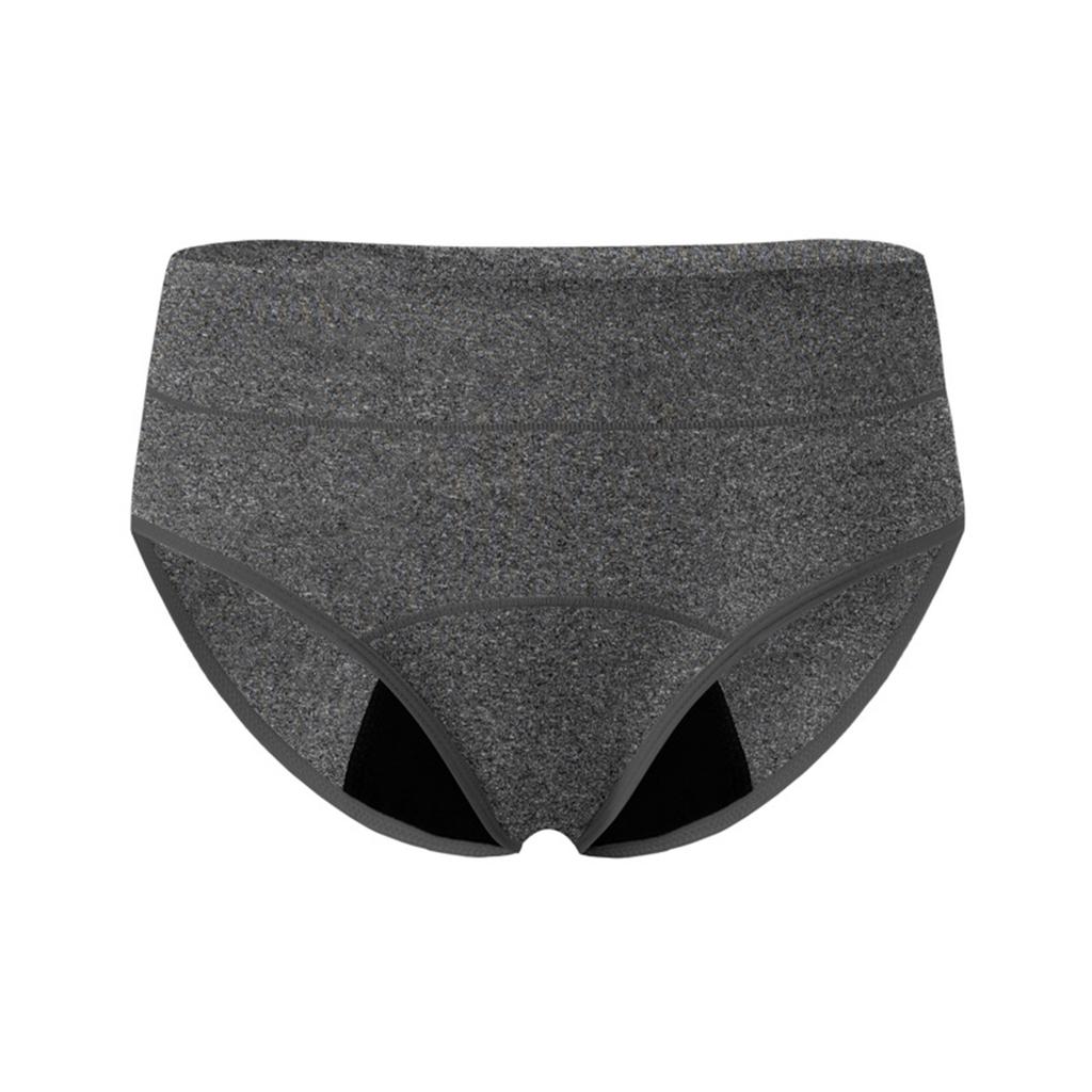 Women’s Breathable Mid Waist Period Underwear Leakproof Reusable Absorbent Briefs for Menstrual Protection Comfort Fit