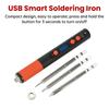 T65 Digital Electric USB Soldering Iron Kit Set Smart Adjustable Temperature Welding Repair Tool 180-500℃