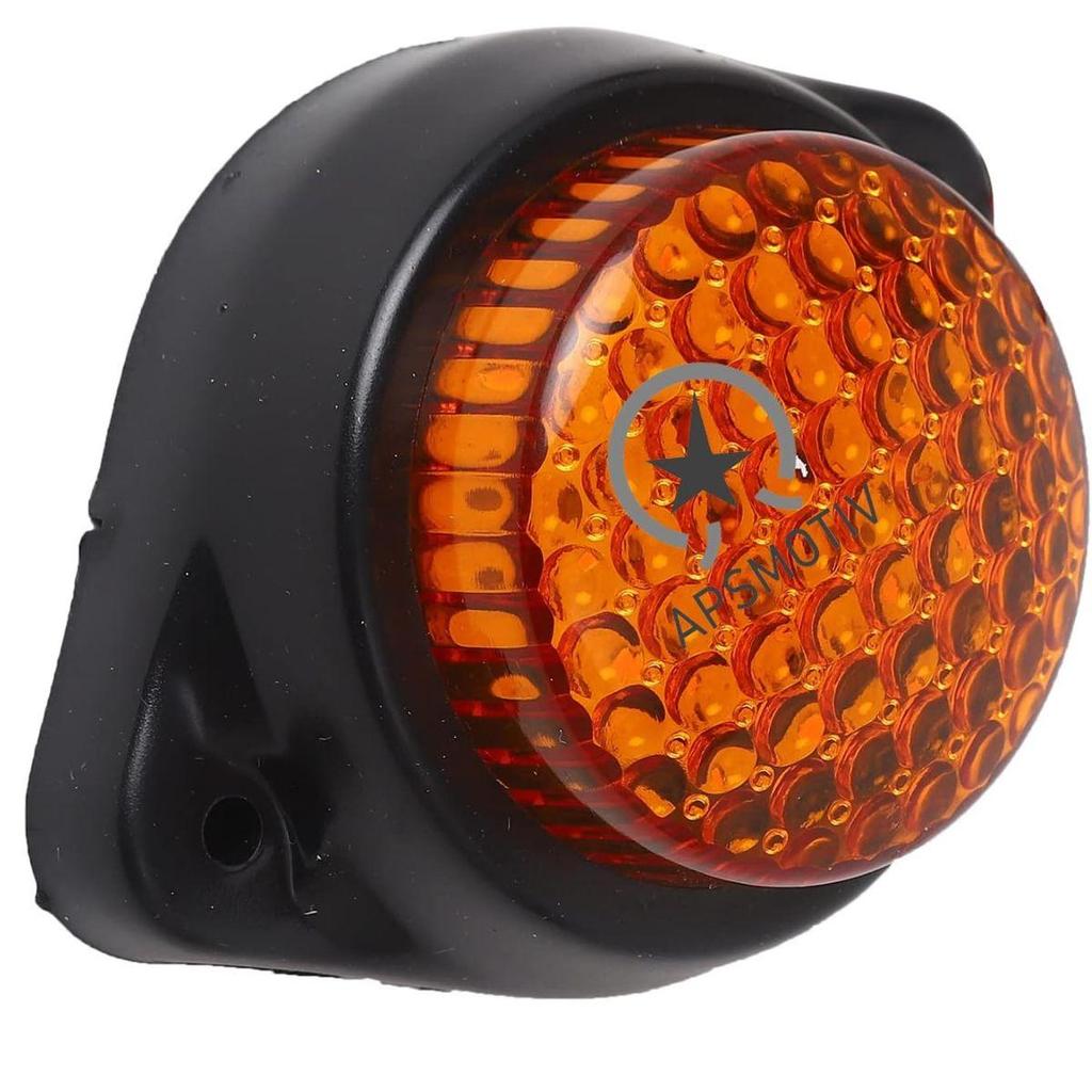 18PCS LED Trailer Marker Lights 24V Waterproof Amber Chicken Lights Universal Side Clearance Lamps for Semi Truck Freightliner Cargo