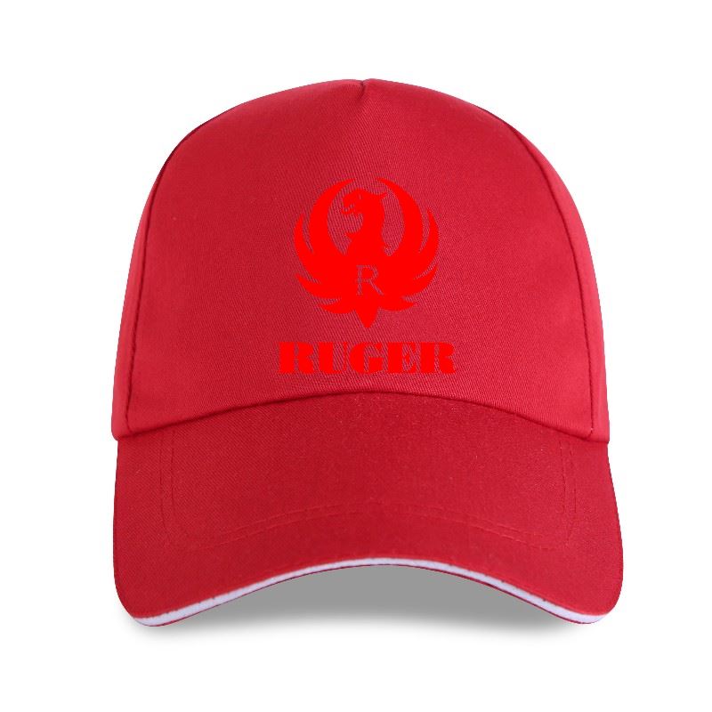Ny Ruger Red Logo Baseballkeps 2nd Amendment Pro Gun Brand Skjutvapen Gevär Pistol 2021 Presenttryck, Hip Hop