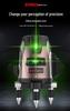 High-Precision Automatic Laser Level Tool with Green & Blue Light, 5-Line Infrared, Outdoor Use