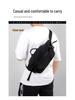 Korean Style Men's Chest & Waist Bag - Simple, Functional, Fashionable, and Spacious