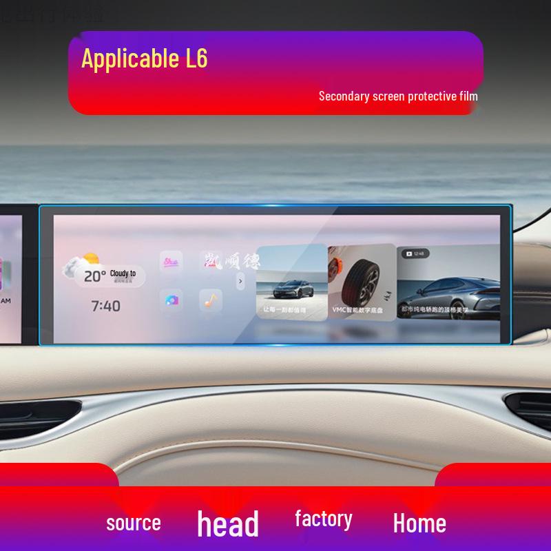 IM L7/LS6/LS7 Navigation Tempered Film: Scratch-Resistant Center Console and Instrument Display Car Interior Modification