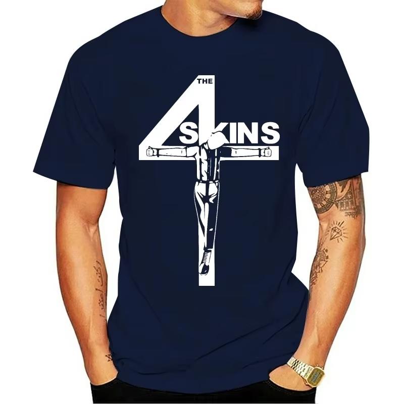 The 4 Skins Oi T Shirt Uk Punk Streetpunk 4Skins Male Tee Shirt Summer Top Man Brand Tee Fashion Streetwear Casual Clothing