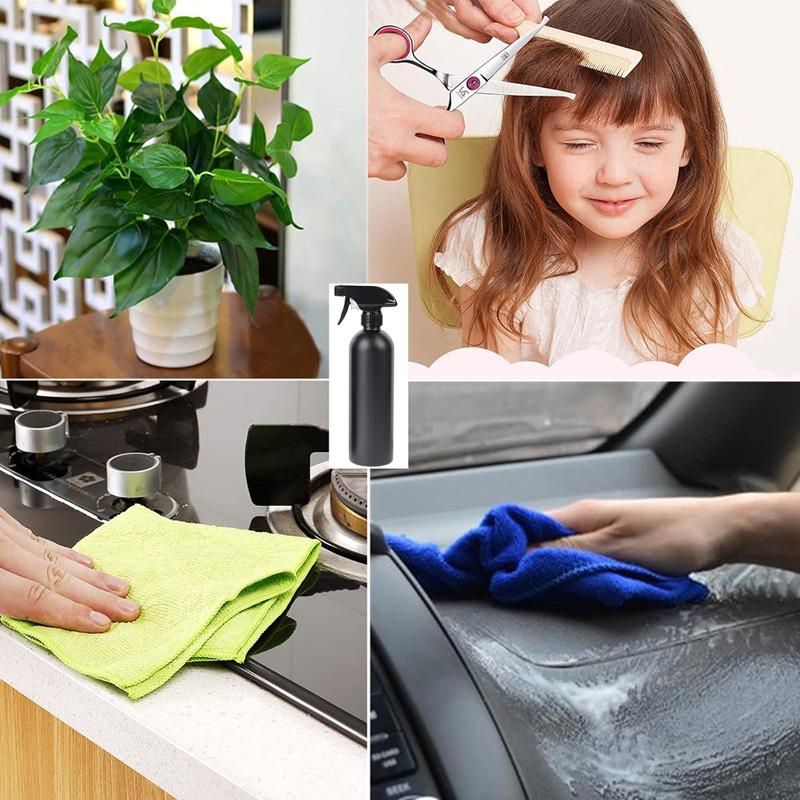 Plastic Spray Bottles Strong Mist for Cleaning Solutions Reusable Empty Spraying Bottles Anti-degradation Leak-proof
