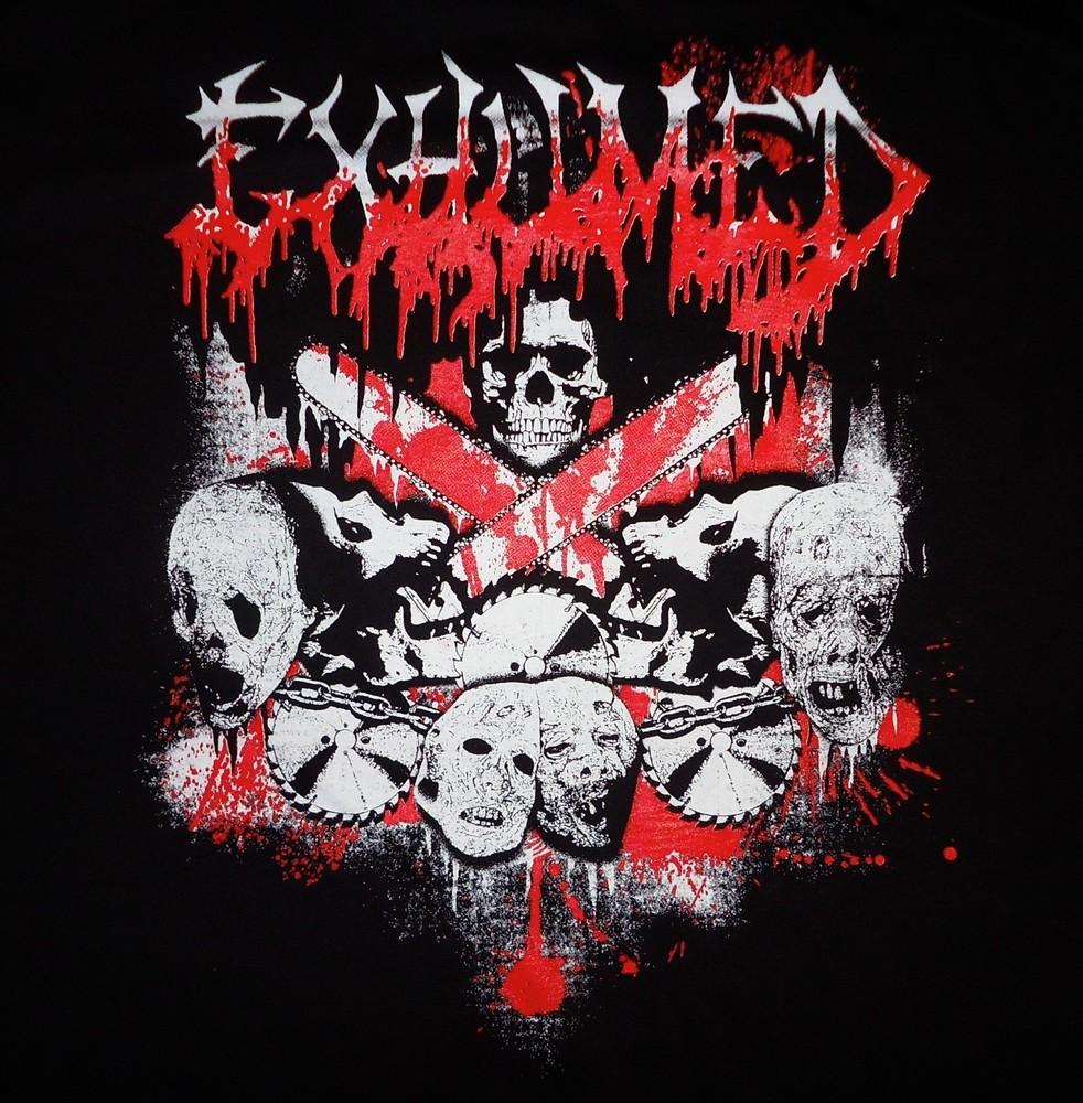 VIntage Style Exhumed band Black All Sizes Unisex Shirt B226 Unisex T-Shirt M