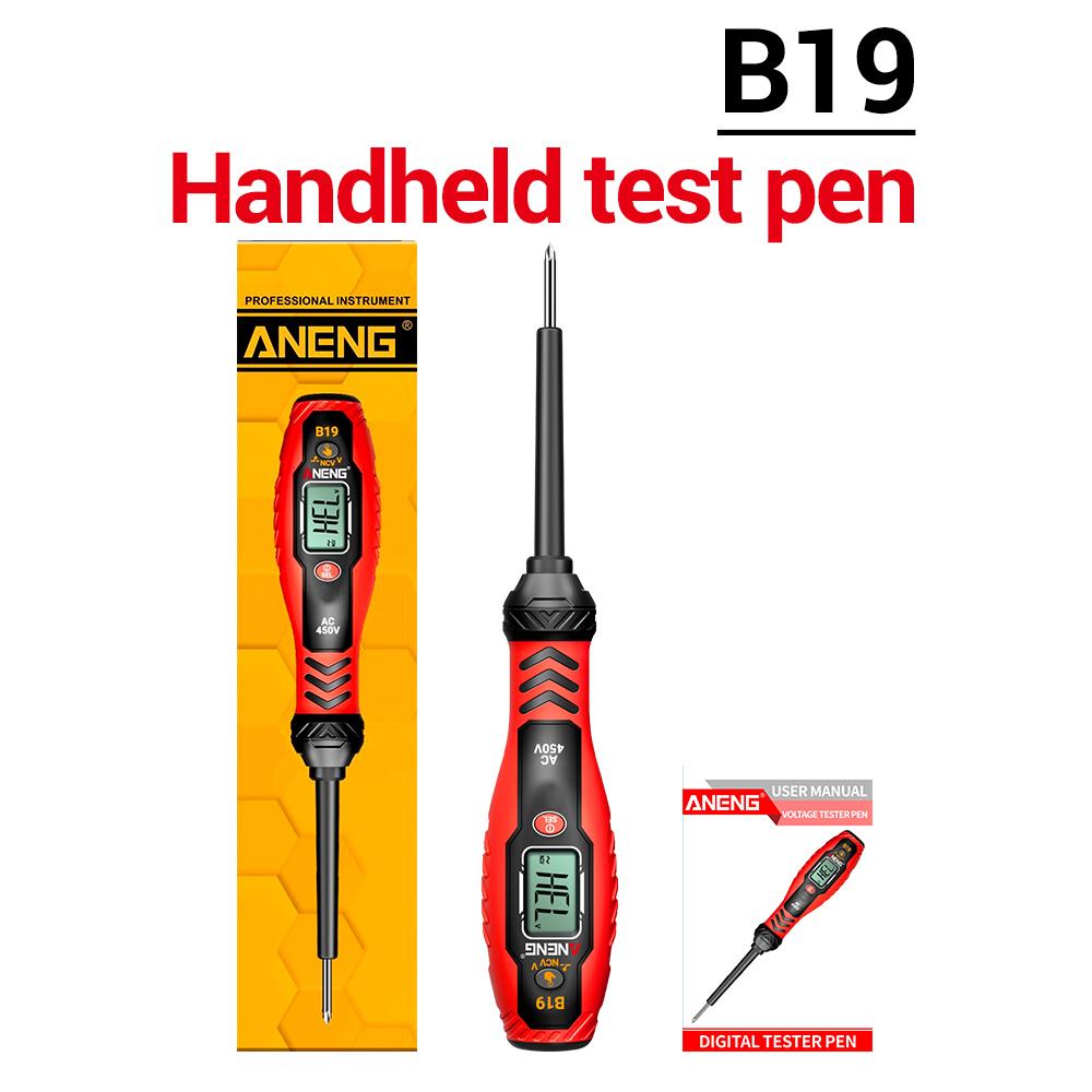 B19 High-Precision Smart Voltage Tester Digital Display Multi-Function Inductive Voltage Tester Circuit Continuity Detection