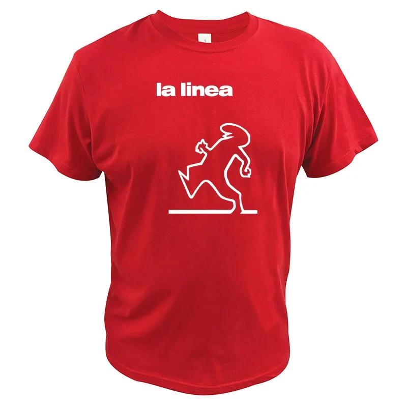 La Linea TV-serie Print Herre T-shirt Mode Trend Streetwear Afslappet Rund Hals Kvinde Toppe Sommer Harajuku Oversized Kortærmet