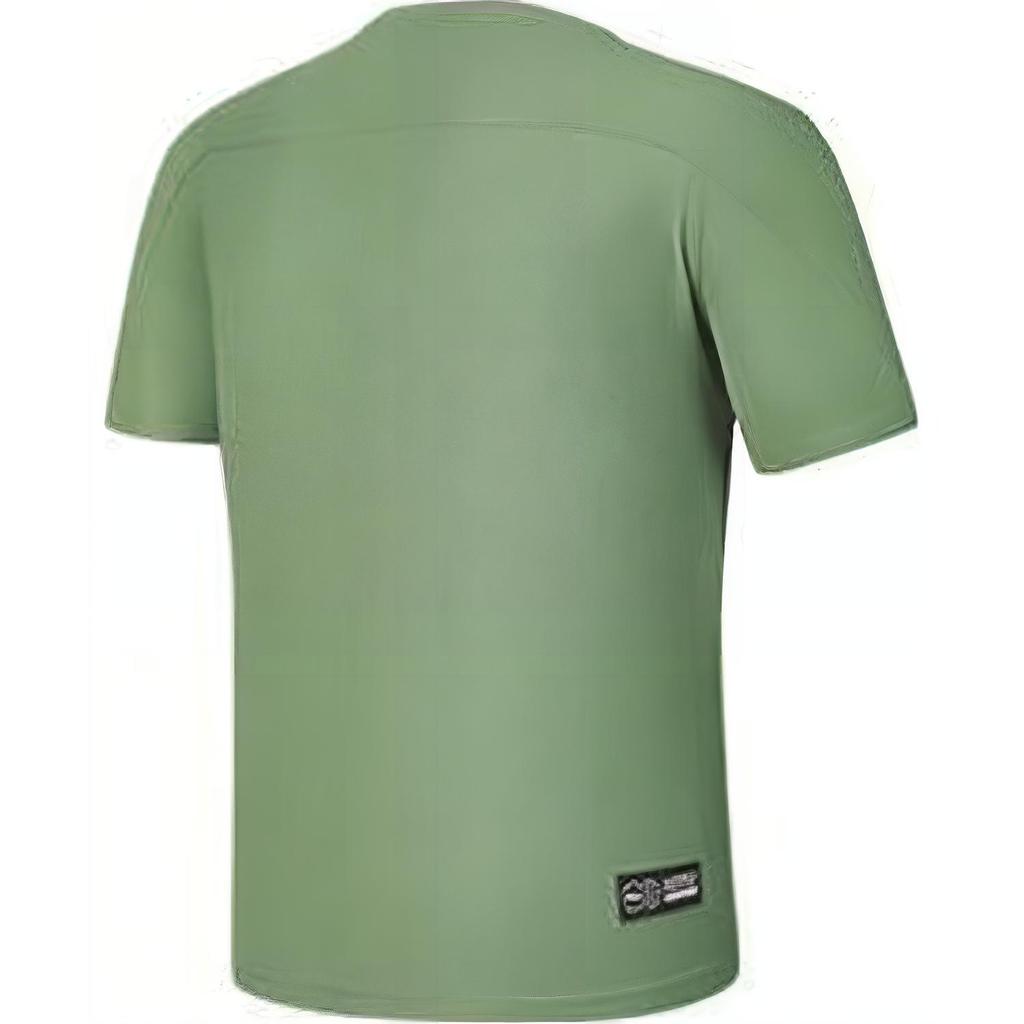 Fila Outdoor Letter Round Neck Breathable Short Sleeve T-Shirt Men T-Shirts Alkaline-Green A11M427112F-GN