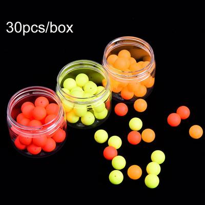 30pcs High Quality EPS Rig Rigging Material  Beans Bottom Fishing Floats Beads Foam Floats Ball