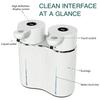 Double-Head Touchless Foam/Gel Infrared Induction Electric Automatic Senor Soap Dispenser Wall-Mounted Hand Washing Pump Machine