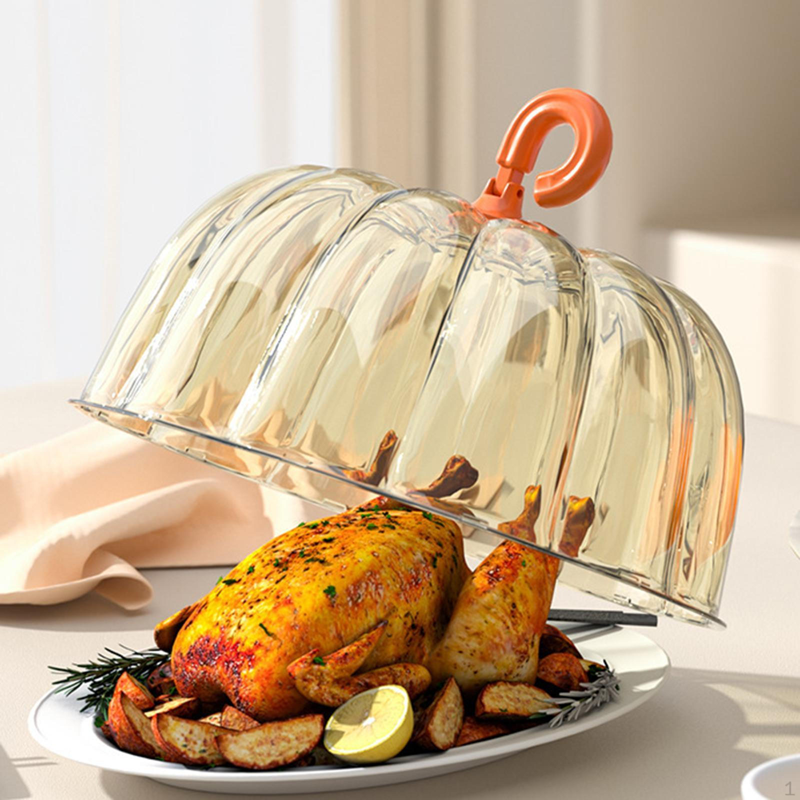 

Крышка для микроволновой печи для защиты продуктов питания, прозрачный дизайн с ручкой, простота использования