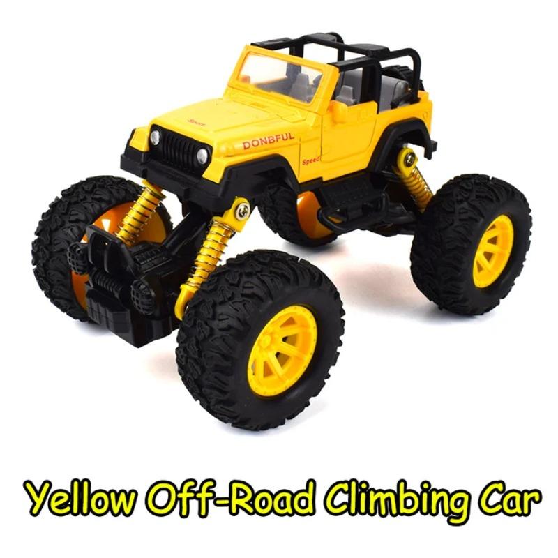 1/32 Children's Four-color Off-road Mountaineering Vehicle, Desert Vehicle, Spring Balanced Shock Absorber, Inertia Toy Car, Alloy Die-casting Model