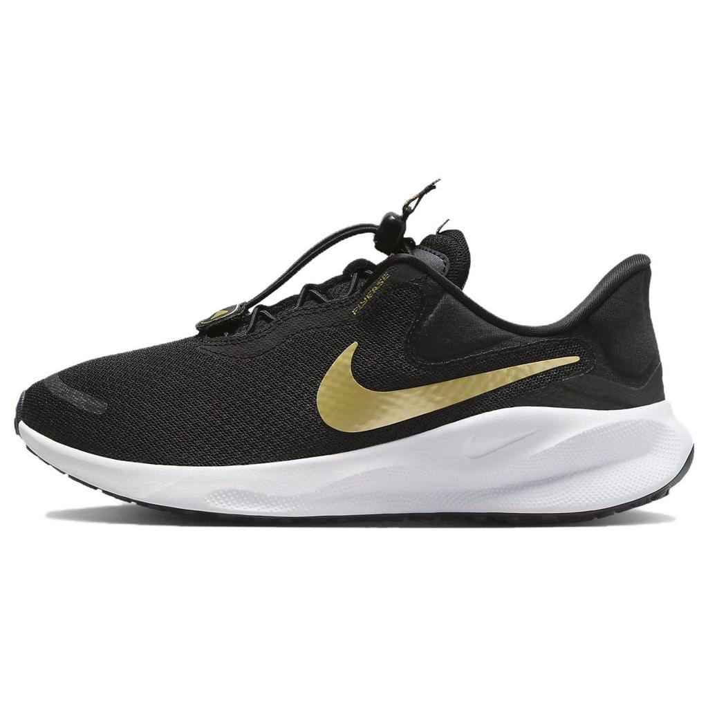 Nike Revolution 7 Lightweight Durable Fabric Low-Top Running Shoes Unisex Sneaker Black FN7999-002