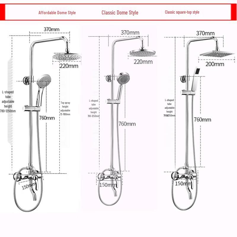 Xingongpai 3-in-1 Thermostatic Shower Set