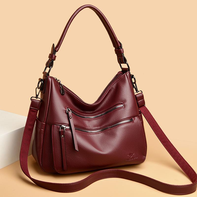 Female Handbag Large Capacity Shoulder Bags Big Stylsih Tote Bag Ladies Soft Leather Hobos Messenger Bags Women Shopper Bag Sac